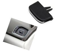 XUBOR Cursore con clip for linguetta di uscita della griglia sfiato del climatizzatore for cruscotto, for VOLVO, V60 S60 V40 2011-2019 Clip per bocchette di ventilazione dell'auto(BLACK Model D)