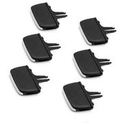 XUBOR For VOLVO, XC90 V90 S90 Auto Aria Condizionata Vent Clip di Riparazione Kit Anteriore Posteriore AC Griglia Sfiato Uscita Tab Cursore Clip per bocchette di ventilazione dell'auto(BLACK Onecolor)