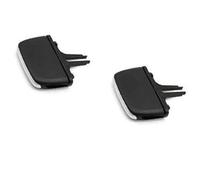 XUBOR For VOLVO, XC90 V90 S90 Auto Aria Condizionata Vent Clip di Riparazione Kit Anteriore Posteriore AC Griglia Sfiato Uscita Tab Cursore Clip per bocchette di ventilazione dell'auto(BLACK 2 pcs)
