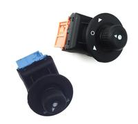 XUBOR Interruttore di controllo specchietto retrovisore, per Peugeot, per Partner, 1007, per Citroen, per Xsara Picasso Berlingo C2 C3, 185526 interruttore specchietto elettrico(Bule Bottom)