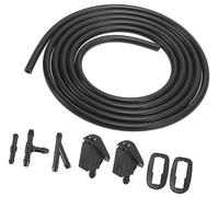 XUBOR Kit ugelli lavavetri anteriore auto sostituzione nero 1442176, for Fiesta, 2001-2007 Ugello lavavetri riscaldato
