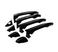 XUBOR Maniglia esterna porta anteriore posteriore sinistra destra, for Elantra, 2013-2014, for Elantra, Coupe 826623X020 2011-2016 Maniglia interna per portiera auto(BLACK A Set 4 Pcs)