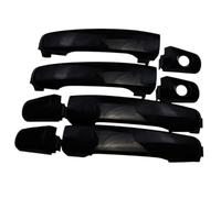 XUBOR Maniglia esterna porta nera anteriore posteriore sinistra destra 22672194, for Chevrolet, Equinox HHR Pontiac G6 2.2L 22672201,15835615,15929514 Maniglia interna per portiera auto(BLACK 4 Sides)