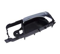 XUBOR Maniglia interna cromata for porta anteriore posteriore sinistra destra 96548063,96548064,8310185Z10, for Chevy, Lacetti Nubira Forenza 2003-2007 Maniglia interna per portiera auto(BLACK Left)