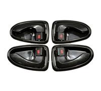 XUBOR Maniglia interna for portiera auto nera 82620-25000 82610-25000, for Accent, 2000 2001 2002 2003-2006 8262025000 8261025000 Maniglia interna per portiera auto(BLACK A Set 4 Side)