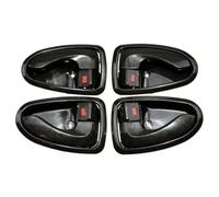 XUBOR Maniglia interna porta anteriore posteriore sinistra destra, for Accent 1.6L 8261022001LG, 8262022001LG 2000-2006 Maniglia interna per portiera auto(BLACK A Set 4 Sides)