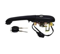 XUBOR Maniglie esterne for portiere auto nere con chiavi, for Passat, B4 3A0839205A 3A0839206A 3A0837207C 3A0837208C 1994 1995 1996 1997 Maniglia interna per portiera auto(BLACK Front Right)