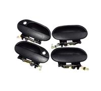 XUBOR Maniglie for portiere nere interne/esterne for auto, for Accent 1.5L 8265022000CA 8266022000CA 8365022000 8366022000 1995-1999 Maniglia interna per portiera auto(BLACK Outside 4 Sides)