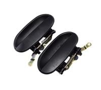 XUBOR Maniglie for portiere nere interne/esterne for auto, for Accent 1.5L 8265022000CA 8266022000CA 8365022000 8366022000 1995-1999 Maniglia interna per portiera auto(BLACK Rear Left and Right)