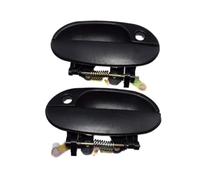 XUBOR Maniglie for portiere nere interne/esterne for auto, for Accent 1.5L 8265022000CA 8266022000CA 8365022000 8366022000 1995-1999 Maniglia interna per portiera auto(BLACK Front Left and Right)