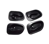 XUBOR Maniglie for portiere nere interne/esterne for auto, for Accent 1.5L 8265022000CA 8266022000CA 8365022000 8366022000 1995-1999 Maniglia interna per portiera auto(BLACK Inside 4 Sides)
