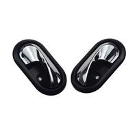 XUBOR Maniglie interne for porte anteriori posteriori sinistre destre, for Logan, for Duster, 8200733848,8200733847 2012-2016 Maniglia interna per portiera auto(BLACK Left Right)