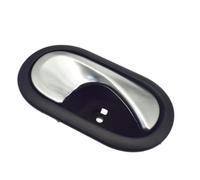 XUBOR Maniglie interne for porte interne auto 8200028487 8200028486, for MK3 Megane II Clio Scenic, for Citroen, Berlingo, for Dacia, Logan Maniglia interna per portiera auto(BLACK Right Side)