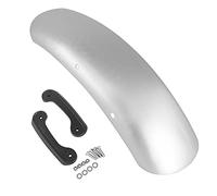 XUBOR Moto Parafango Anteriore Pneumatico Ruota Hugger Fango Splash Guard Copertura Retro Cafe Racer, for BMW, RNINET R NINE T NINET R9T Parafango paraspruzzi per ruota anteriore moto(Silver)