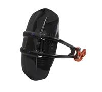 XUBOR Moto Pneumatico Posteriore Parafango Hugger Look In Fibra di Carbonio Splash Guard Copertura X-ADV XADV 750 XADV750 2017-2021 2018 Parafango paraspruzzi per ruota anteriore moto(Grey)