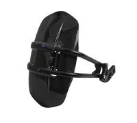 XUBOR Moto Pneumatico Posteriore Parafango Hugger Look In Fibra di Carbonio Splash Guard Copertura X-ADV XADV 750 XADV750 2017-2021 2018 Parafango paraspruzzi per ruota anteriore moto(Schwarz)