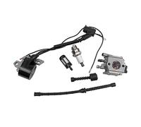 XUBOR Motoseghe Carburatore Bobina di accensione Tubo del carburante dell'olio Candela, for STIHL, Motosega 038 MS380 MS381 AV SUPER MAGNUM Candela per tosaerba