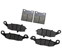 XUBOR Pastiglia freno anteriore e posteriore moto, for GSX 600F 1998-2006 GSX 750F 1998-2006 GSF600 Bandit 600 2000-2004 SV650 1999-2002 Pastiglie freno per moto(BLACK Front and Rear Pads)