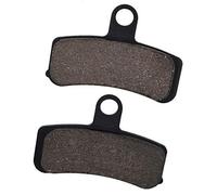 XUBOR Pastiglie freno anteriori e posteriori for moto, for Harley, Night Train FXSTB Rocker FXCW FXCWC Breakout FXSB Blackline FXS FA457 FA458 Pastiglie freno per moto(BLACK Front)
