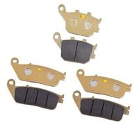 XUBOR Pastiglie freno anteriori e posteriori for moto, for K Z750 ZR750 ZR750L Z750L ZR750M ZR 750 L7F L8F L9F LAF LBF M7F M8F M9F MAF MBF Pastiglie freno per moto(BLACK 1pair Copper Rear)
