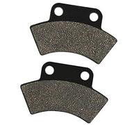 XUBOR Pastiglie freno anteriori e posteriori for moto, for Polaris, 400 425 500 Big Boss Scrambler Sport Sportsman Xplorer, for MAGNUM, Pastiglie freno per moto(BLACK 1 Pair Rear)