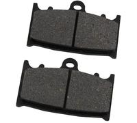 XUBOR Pastiglie freno anteriori e posteriori moto, for GSXR600 1997-2003 GSXR750 2000-2003 TL1000 S TL1000S 1997-2001 Pastiglie freno per moto(BLACK 1 Pair)