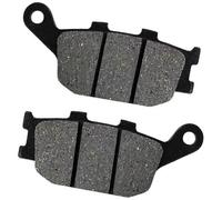 XUBOR Pastiglie freno anteriori e posteriori moto, for HON-DA VT1100C2 VT 1100 C2 1995-2005 VTX1300 VTX 1300 2003-2008 CBF 500 CBF500 2004 Pastiglie freno per moto(BLACK Rear)