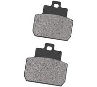 XUBOR Pastiglie Freno Anteriori e Posteriori Moto Semi-Organiche in Metallo, for Piaggio, X8 125 ie 150 Street 250 ie X9 250 Pastiglie freno per moto(BLACK 1 Pair Rear)