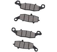XUBOR Pastiglie Freno Anteriori Posteriori for Moto, for SV400 SY650 SV650 GSR750 GSF650 SAK5/SAK6 GSR 750 DL650 DL1000 V-Strom Pastiglie freno per moto(BLACK 2 Pair)
