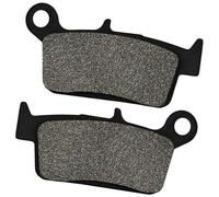 XUBOR Pastiglie freno anteriori posteriori moto, for RM250 RM 125 250 96-12 RMX250 96-00 DRZ400 DRZ 400 SM 400S 00-21 DR 08-12 Pastiglie freno per moto(BLACK Rear)