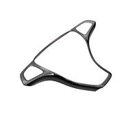 XUBOR Pulsante del volante dell'auto Cornice di rivestimento, for Mercedes-Benz, for Classe E W213 Classe C W205 Classe GLC X253 Car Styling Accessori for auto Rivestimento del volante(Carbon fiber st