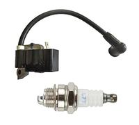 XUBOR Set candele accensione bobina, for STIHL, FS55 FS55C FS46 FC55 FS38 4140 400 1308 Candela per tosaerba