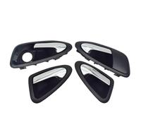 XUBOR Set maniglia interna porta interna auto 6J1837113A 6J1837114A 6J1837113A 6J4839114A, for Seat, Ibiza 1.2 1.4L1.6L 2.0L 2009-2017 Maniglia interna per portiera auto(BLACK A Set of 4 Side)