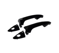 XUBOR Set maniglia porta anteriore posteriore sinistra destra esterna 826511R000, for Accent 1.6L L4 2012 2013 2014 2015 2016 2017 Maniglia interna per portiera auto(BLACK Front Set)