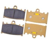 XUBOR Set pastiglie freno anteriori posteriori moto, for S GSR400 GSR600 GSR 400 2006-2008 600 2006-2010 Pastiglie freno per moto(BLACK 1set Copper Based)