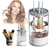 XUBX Lava Pennelli Make Up Elettrico, Manuale/Automatica Pulitore Pennelli Trucco, Pulitore Elettrico Superveloce Per Pennelli Cosmetici, Makeup Brush Cleaner Machine Per Tutte Le Dimensioni