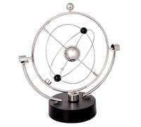 XUBX Pendolo di Newton, 5 Sfere in Metallo, Pendolo Bilanciere di Culla di Newton, Newton Cradle Balance Balls, Gioco di Fisica, Pendule de Newton, Balancier de Newton per home office Ornamento