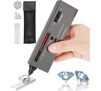 XUBX Tester di Diamanti Portatile, Alta Precisione, per Gioiellieri Professionisti, Principianti ed Esperti - Tester per Zaffiro, Rubino, Cristallo - Batteria 9V