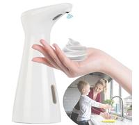XUBX USB Ricaricabile Distributore di Sapone Automatico, Dispenser Sapone Automatico, Dosatore Sapone Mano Automatico Touchless sensore a infrarossi Impermeabile, per Bagno e Cucina Tipo 2