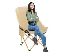 XUCHOU Lettino Prendisole Pieghevole，Schienale Inclinabile, Portatile con Manico ，Lettino da Sole, Sdraio da giardino，per Sdraio da Giardino(Beige)