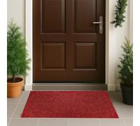 XUCHOU Zerbino Ingresso Casa 40 x 95 cm Resistente Sporco, Antiscivolo Zerbino Antiscivolo con Retro in Gomma per Ingresso, Interno Esterno, Rosso