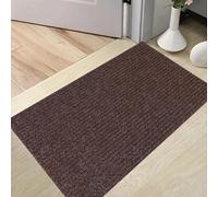 XUCHOU Zerbino Ingresso Esterno Personalizzato 55 x 120 cm Resistente Sporco, Antiscivolo Zerbino Ingresso Esterno e Interno Varie Misure e Colori per Porta e Corridoio, Marrone