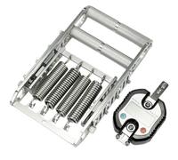 XUCS Hand Gripper with 5 Springs, Digital Hand Dynamometer 330 lbs/150 kg, 304 Stainless Steel, No-Slip Handle, Hand Grip Strengthener for Muscle Building And Hand Rehabilitation Exercises