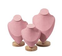 XUCZHAI 1 Cornice for espositore for Collana, Modello Ritratto, for Gioielli con Ciondolo al Collo, for for(Pink,S)