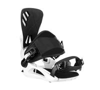 XUCZHAI Attacchi da Snowboard Fibra di Carbonio Ibrida Clip in Metallo forgiato for l'aviazione Telaio in Nylon Rinforzato con Fibra Vetro ad Alta Resistenza(White,L(42-46))