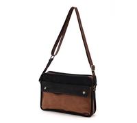 XUCZHAI Borsa a tracolla da uomo in pelle ventiquattrore a spalla S for business casual viaggio