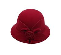 XUCZHAI Cappello a bombetta piccolo con fiori autunnali e invernali da donna, parte superiore rotonda casual, sombrero for uomo(Color 11)