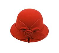 XUCZHAI Cappello a bombetta piccolo con fiori autunnali e invernali da donna, parte superiore rotonda casual, sombrero for uomo(Color 6)