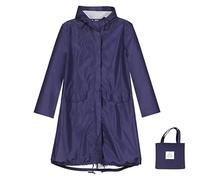 XUCZHAI Impermeabili for donna e uomo, lunghi, impermeabili, antivento, poncho leggero, ad asciugatura rapida, con cappuccio(Blue 2,L)