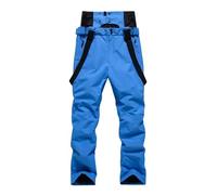 XUCZHAI Pantaloni da Sci Invernali Uomo e Donna Snowboard Caldi Traspiranti Impermeabili Antivento Bianchi for Sport sulla Neve(Treasure Blue,L)